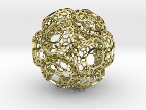 Dodecahedron in 18k Gold Plated Brass
