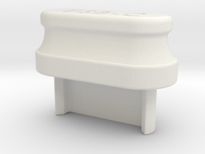 USB-C Grip Cover in White Natural Versatile Plastic