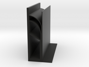Flying Buttress bookends in Black Natural Versatile Plastic