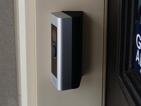 Ring Doorbell Pro 70 Degree Wedge in Black Natural Versatile Plastic