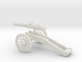 AF French cannon 24 Pounder 7 Years War 28mm in White Natural Versatile Plastic