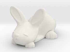 Smartphone holder - Tiny Bunny in White Natural Versatile Plastic