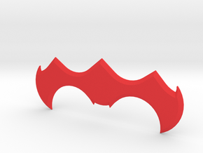 Batarang in Red Processed Versatile Plastic