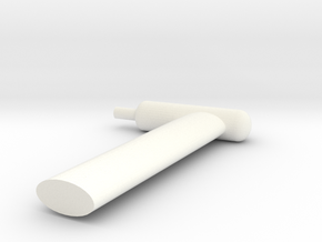 Baumann Puma Pitot Tube in White Processed Versatile Plastic