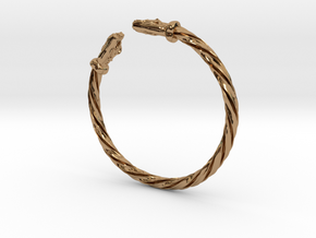 Bracelet Viking in Polished Brass