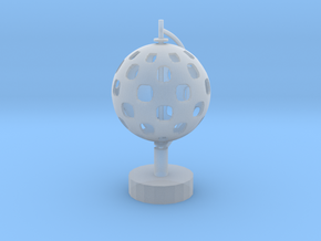 Standing Sphere in Tan Fine Detail Plastic