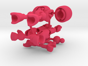 CoolEgo Articulate Minifig in Pink Processed Versatile Plastic