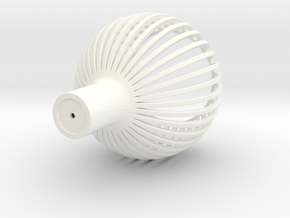 Lampshade (ceiling) see through, 1:12 in White Processed Versatile Plastic