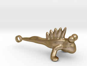 The beautiful Parallelkeller Mudskipper! in Polished Gold Steel: Large