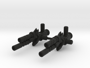 Blasters for Legion Evac in Black Natural Versatile Plastic