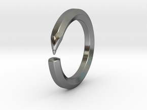  Herbert S. - Pencil Ring in Polished Silver: 9 / 59
