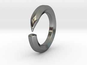 Herbert M. - Pencil Ring in Polished Silver: 9 / 59
