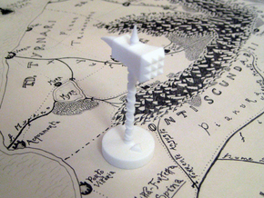 Role Playing Counter: Warhammer in White Processed Versatile Plastic