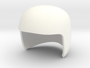 MK2 Helmet V15 in White Processed Versatile Plastic