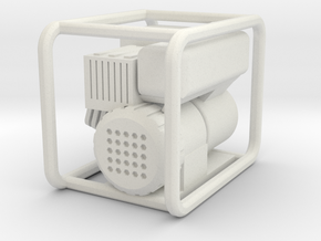 Scale 1/10 Petrol Generator in White Natural Versatile Plastic