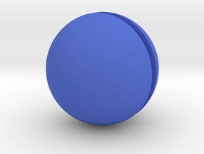 Bowling Ball in Blue Processed Versatile Plastic