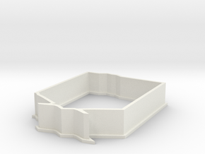 Stationary Guard in White Natural Versatile Plastic