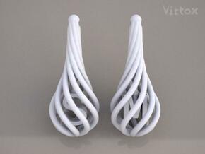 Personalized Eardrops in White Natural Versatile Plastic