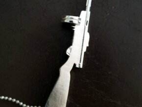 Suomi KP/-31 in Fine Detail Polished Silver