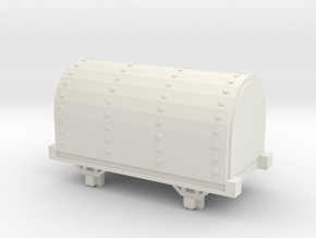 009 Ffestiniog / Skarloey Railway Gunpower Van in White Natural Versatile Plastic
