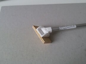 "swab-style" track cleaner head in White Natural Versatile Plastic