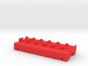Neoden 6-Gang, 24mm feeder block in Red Processed Versatile Plastic
