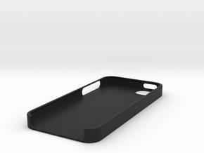 IPhone 5 Case in Black Natural Versatile Plastic