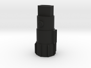 Luke Skywalker Inspired Inhaler Body - "Lighthaler in Black Natural Versatile Plastic