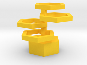 table lamp in Yellow Processed Versatile Plastic: Medium