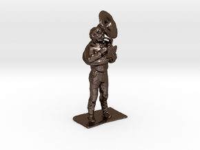 Tuba Dude 1-50 in Polished Bronze Steel