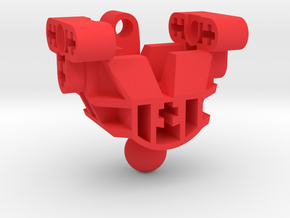 Bionicle Articulate Mata Torso (Upper) in Red Processed Versatile Plastic