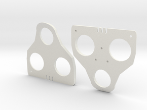 3° Wedges for SPD-SL and Keo in White Natural Versatile Plastic