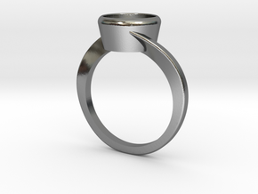 Jupiter Solitaire in Polished Silver: 10.5 / 62.75