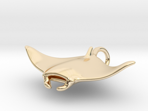 Manta RingTail in 14k Gold Plated Brass