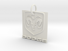 Dodge Pendant in White Natural Versatile Plastic