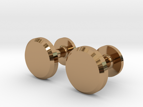 Milnerfield Hawking Cufflinks - Pair in Polished Brass