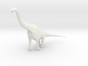 Brachiosaurus in White Natural Versatile Plastic: 1:144