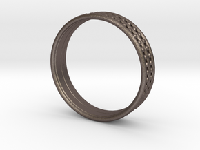 RingDot in Polished Bronzed Silver Steel: 5 / 49