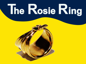 The Rosie Ring in Polished Brass: 6.5 / 52.75