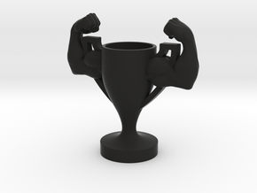 Trophy Arm Strong Muscle in Black Natural Versatile Plastic