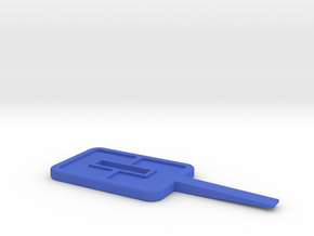 Turf Tool Omega in Blue Processed Versatile Plastic
