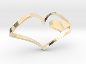 heart pendant in 14K Yellow Gold