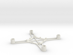 ST_drone_frame_v1_r6_btm_t2520 in White Natural Versatile Plastic