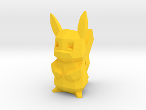 pikachu in Yellow Processed Versatile Plastic