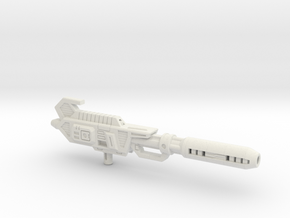 Space Bus G1 Toy Blaster in White Natural Versatile Plastic