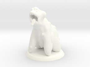 Chaos Daemon - Beast of Nurgle 1/Slime Beast 1 in White Processed Versatile Plastic