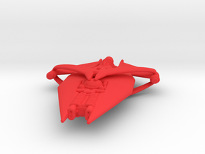 Gquan Heavy Cruiser Full Thrust Scale WSF in Red Processed Versatile Plastic