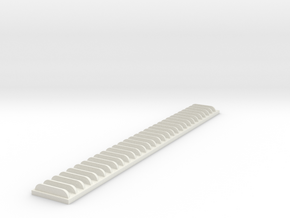 1/25 5in Louver Strip in White Natural Versatile Plastic