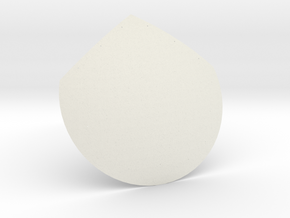 12th scale dome-D-1 in White Natural Versatile Plastic