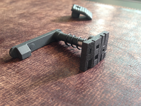 PEW! Mag Release Catch for M4 & M16 Series AEGs in Black Natural Versatile Plastic